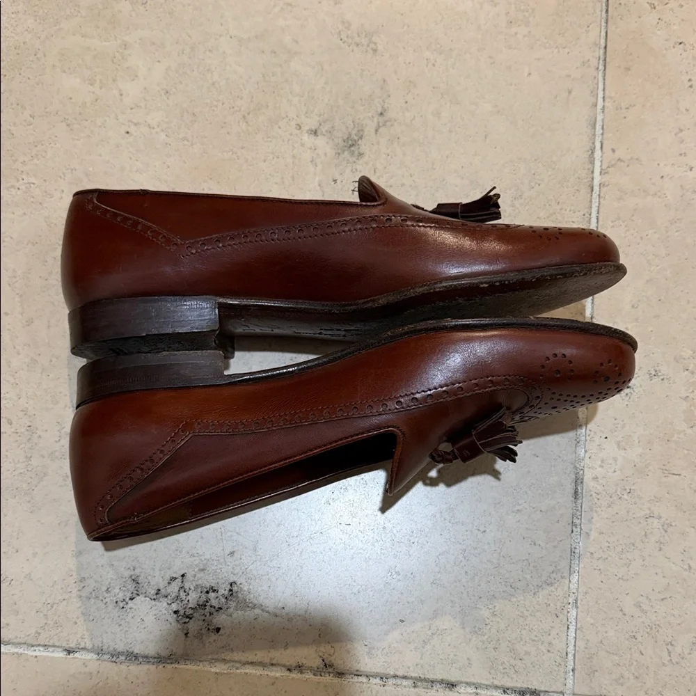 Salvatore Ferragamo Dark Brown Tassel Loafers